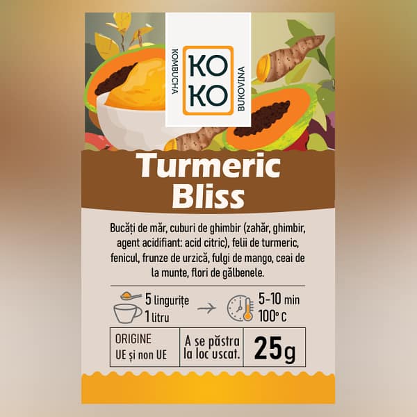 Ceai Turmeric Bliss - Mango Notes